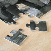 Afrikanischer Elefant (Loxodonta africana), trinke Puzzle (Seite)