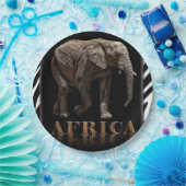 AFRIKANISCHER ELEFANT PAPPTELLER (Party)