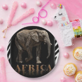 AFRIKANISCHER ELEFANT PAPPTELLER (Party)
