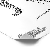 Afrikanischer Elefant Poster (Ecke)