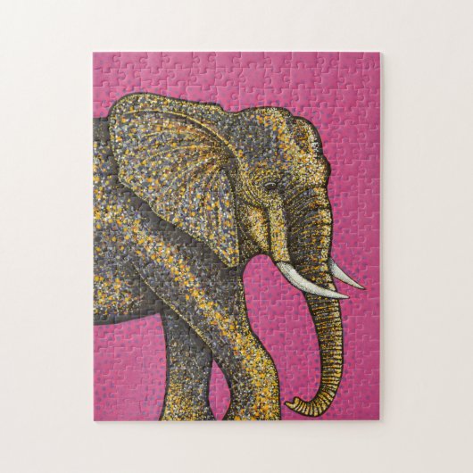Afrikanischer Elefant Puzzle (Vertikal)