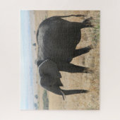afrikanischer Elefant Puzzle (Vertikal)