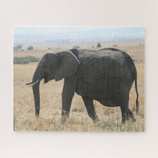 afrikanischer Elefant Puzzle (Horizontal)
