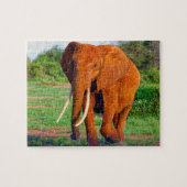 Afrikanischer Elefant Puzzle (Horizontal)