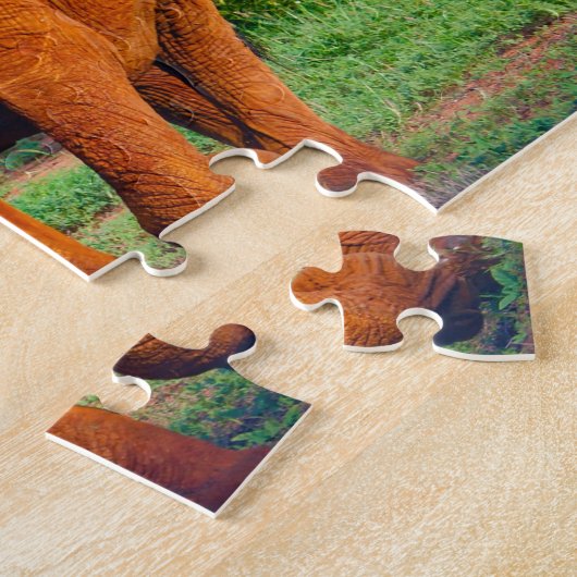 Afrikanischer Elefant Puzzle (Seite)