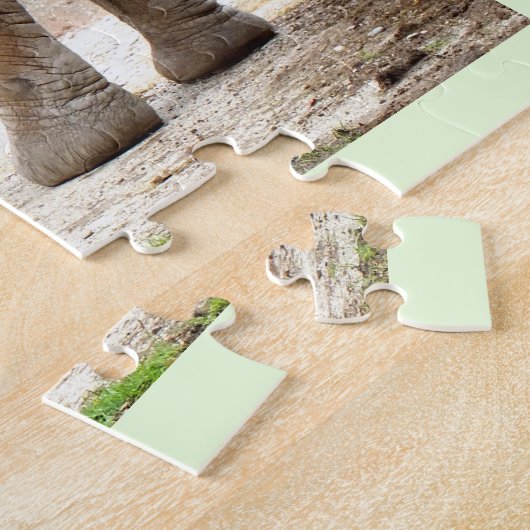 Afrikanischer Elefant Puzzle (Seite)