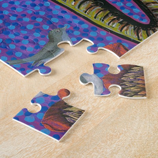 Afrikanischer Elefant-Puzzlespiel Puzzle (Seite)