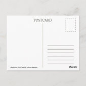 Afrikanischer Elefant. Sammelobjekt Postkarte (Rückseite)