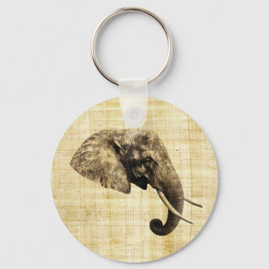 Afrikanischer Elefant Schlüsselanhänger (Vorderseite)
