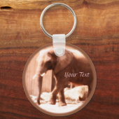 Afrikanischer Elefant-Schlüsselanhänger Schlüsselanhänger (Vorderseite)