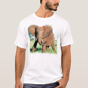 Afrikanischer Elefant-Shirt T-Shirt