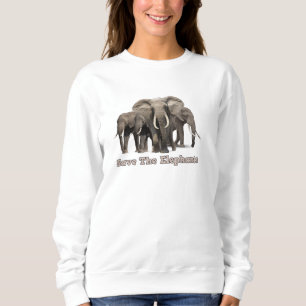 Afrikanischer Elefant Sweatshirt
