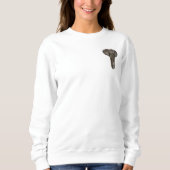 Afrikanischer Elefant Sweatshirt (Vorderseite)