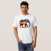 Afrikanischer Elefant-T - Shirt (Vorne ganz)