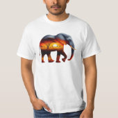 Afrikanischer Elefant-T - Shirt (Vorderseite)