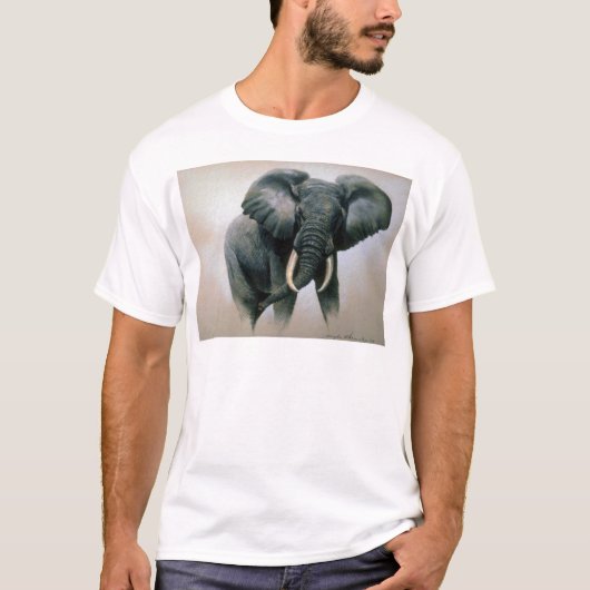 Afrikanischer Elefant T-Shirt (Vorderseite)