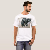 Afrikanischer Elefant T-Shirt (Vorne ganz)