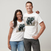 Afrikanischer Elefant T-Shirt (Unisex)
