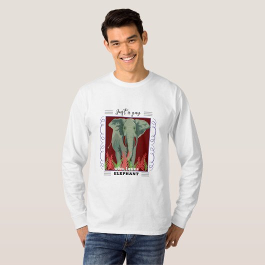 Afrikanischer Elefant T-Shirt (Vorne ganz)