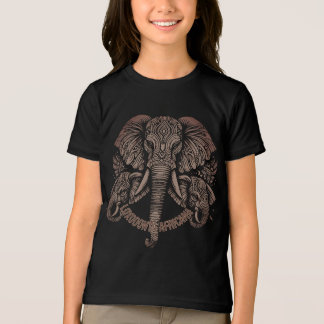 Afrikanischer Elefant Tri-Blend Shirt