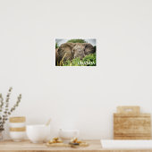 Afrikanischer Elefant, Uganda Poster (Küche)