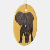 Afrikanischer Elefant-Verzierung Keramik Ornament (Rechts)