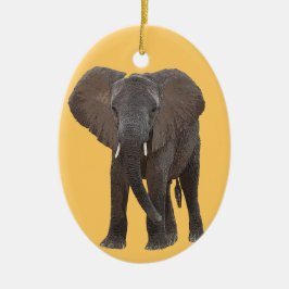 Afrikanischer Elefant-Verzierung Keramik Ornament