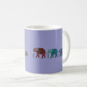 Afrikanischer Elefant-Weg Kaffeetasse (VorderseiteRechts)