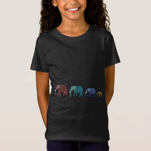 Afrikanischer Elefant-Weg T-Shirt (Vorderseite)