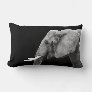 Afrikanischer Elefant - Wurfs-Kissen Lendenkissen