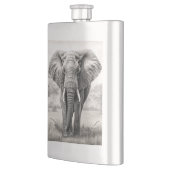 Afrikanischer Elefantenstift Zeichnend Flachmann (Links)