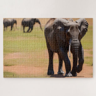 Afrikanischer Elelphant Puzzle