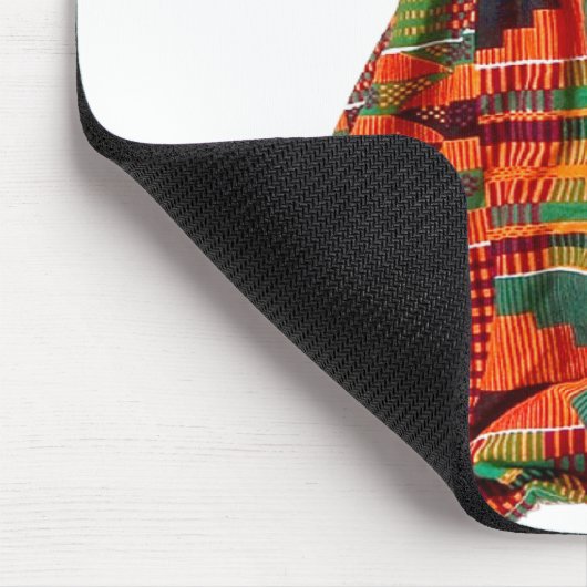 Afrikanischer Engel in der Orange Mousepad (Ecke)