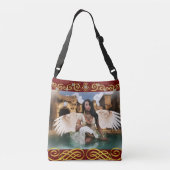 Afrikanischer Engel Tragetaschen Mit Langen Trägern (Rückseite)