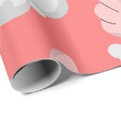 Afrikanischer Engelsmuschelwald Geschenkpapier (Rolleneckpunkt)