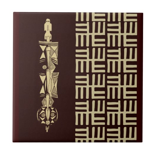 Afrikanischer Entwurf #1 @ Stylnic Fliese (Vorderseite)