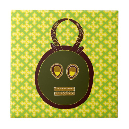 Afrikanischer Entwurf #5 @ Stylnic Fliese (Vorderseite)