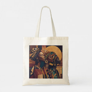 Afrikanischer Erbe-Portrait-Tragetasche – Elegante Tragetasche