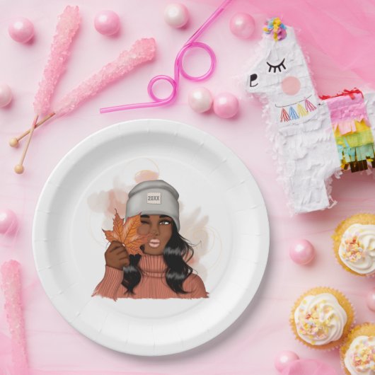 Afrikanischer Erntedank Pappteller (Party)