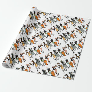 Afrikanischer ethnischer gebürtiger Stammes- Geschenkpapier