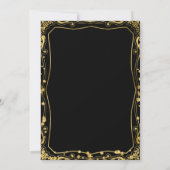 Afrikanischer ethnischer Prinz oder Prinzessin Einladung (Rückseite)