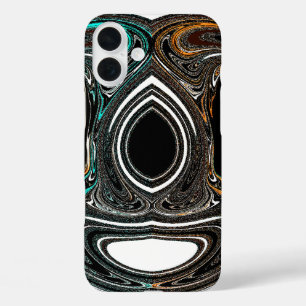 Afrikanischer Ethno-Zebra-Textil-Kunstprint iPhone 16 Plus Hülle