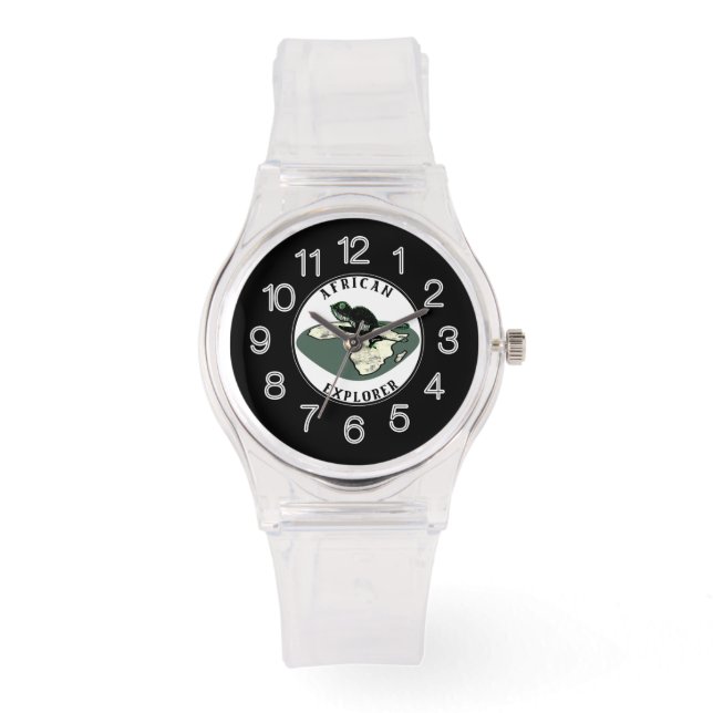 Afrikanischer Explorer Armbanduhr (Vorderseite)