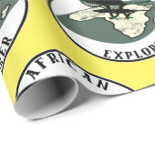Afrikanischer Explorer Geschenkpapier (Rolleneckpunkt)