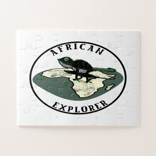 Afrikanischer Explorer Puzzle (Horizontal)