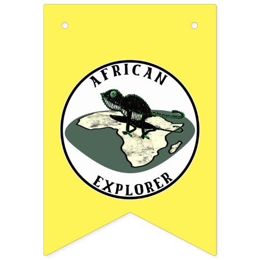 Afrikanischer Explorer Wimpelkette (Erste Fahne)