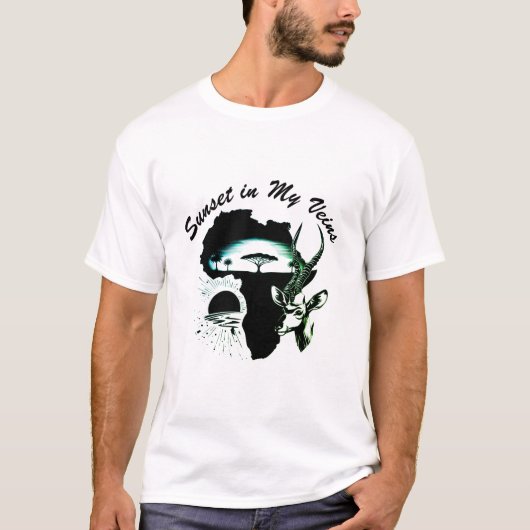 Afrikanischer Fans T - Shirt der Männer (Vorderseite)