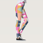 Afrikanischer Farbblock, geometrisches Muster. Leggings (Rechts)