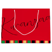 Afrikanischer Feiertag Große Geschenktüte (Vorderseite)