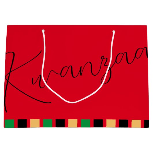 Afrikanischer Feiertag Große Geschenktüte (Vorderseite)